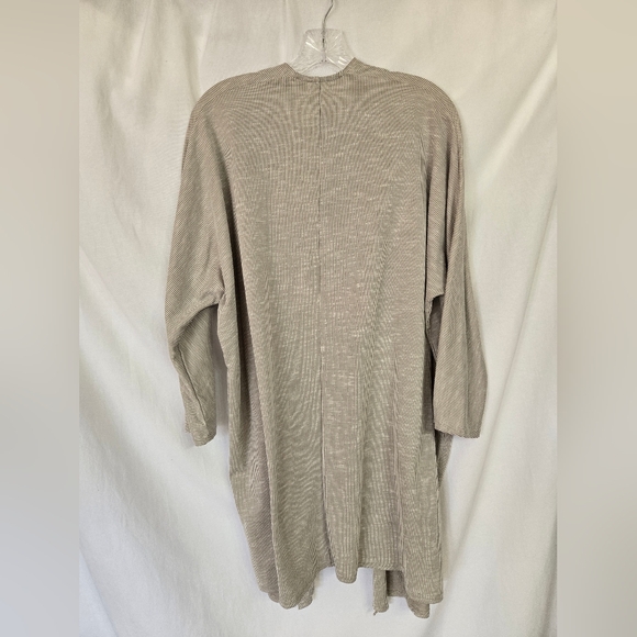 DONNI. Sandwash Cardigan NWT Long Open Front Cotton Blend Size OS - Picture 4 of 9
